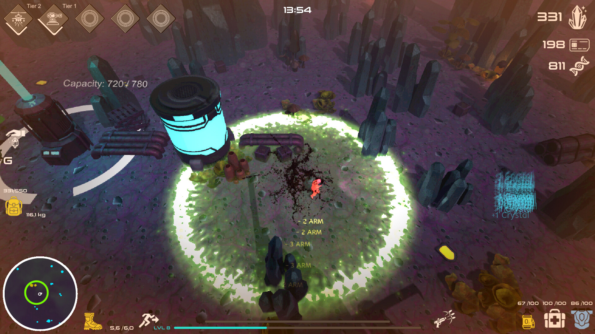 Crystal Harvest: Apex Operator screenshot #2