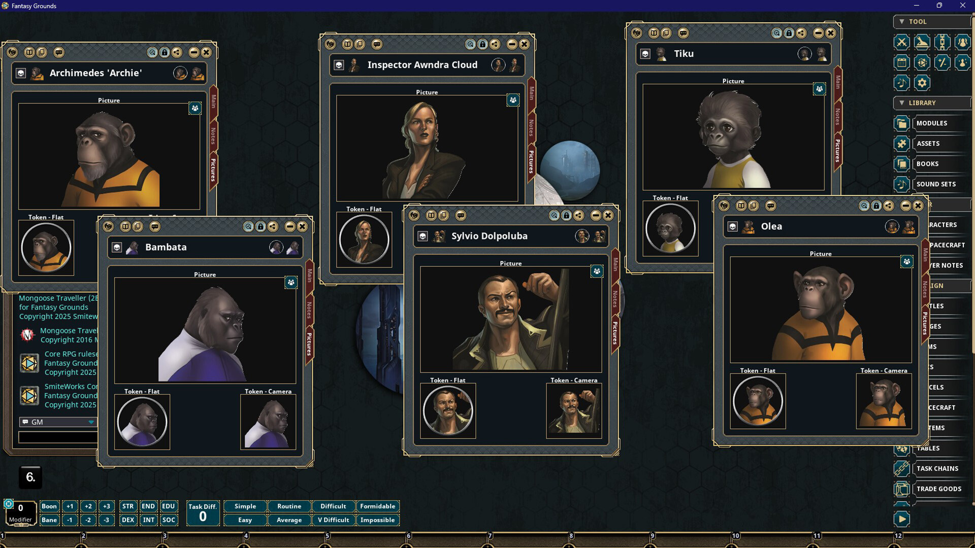 Fantasy Grounds - Traveller - Solomani Adventure 2: The Bell of Rocamadour Featured Screenshot #1