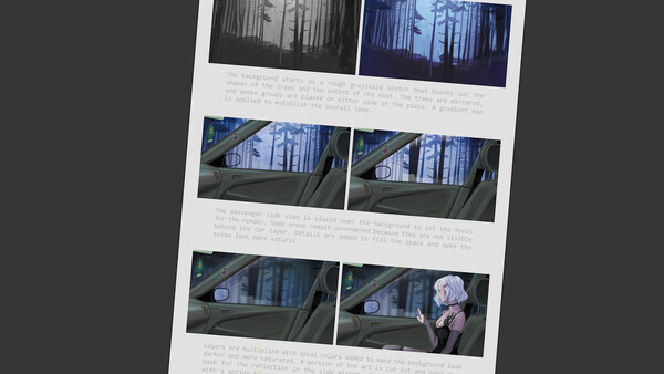 Death Drive - Road to Death Art Book screenshot 3