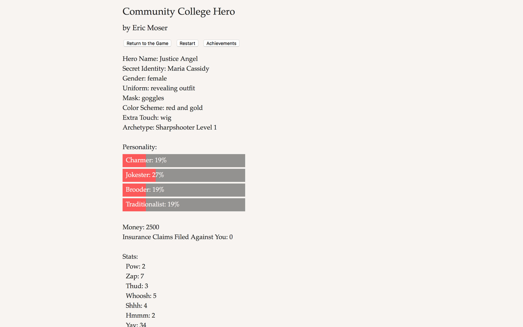 Community College Hero: Trial by Fire screenshot #2