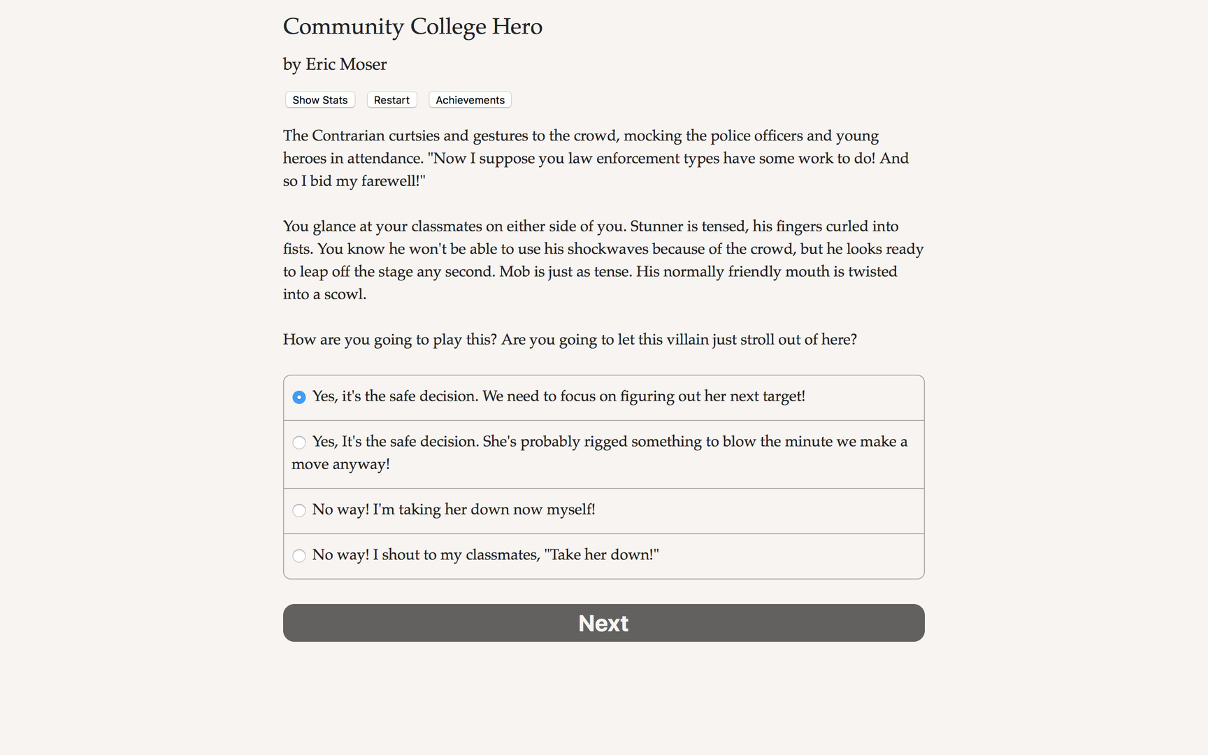 Community College Hero: Trial by Fire screenshot #5