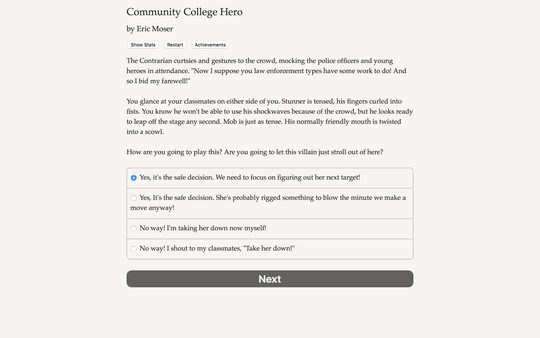 Community College Hero: Trial by Fire