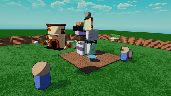 Screenshot of Stackable gameplay showing in-action mechanics