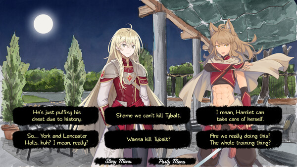 Paper Shakespeare 3: Girl Werewolf Hamlet Absolutely Solves the War of the Roses game for Linux 1
