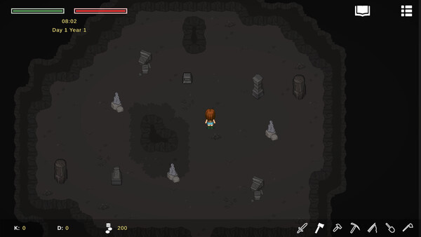 Screenshot of Candles Aren't Eternal gameplay showing in-action mechanics