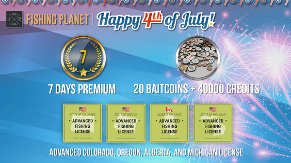 Fishing Planet: Happy 4-th of July Pack!