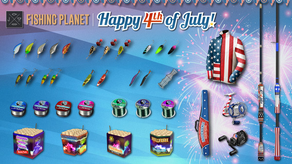 KHAiHOM.com - Fishing Planet: Happy 4-th of July Pack!