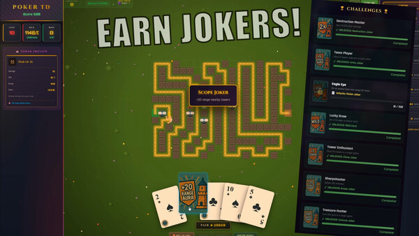 Screenshot of Poker TD