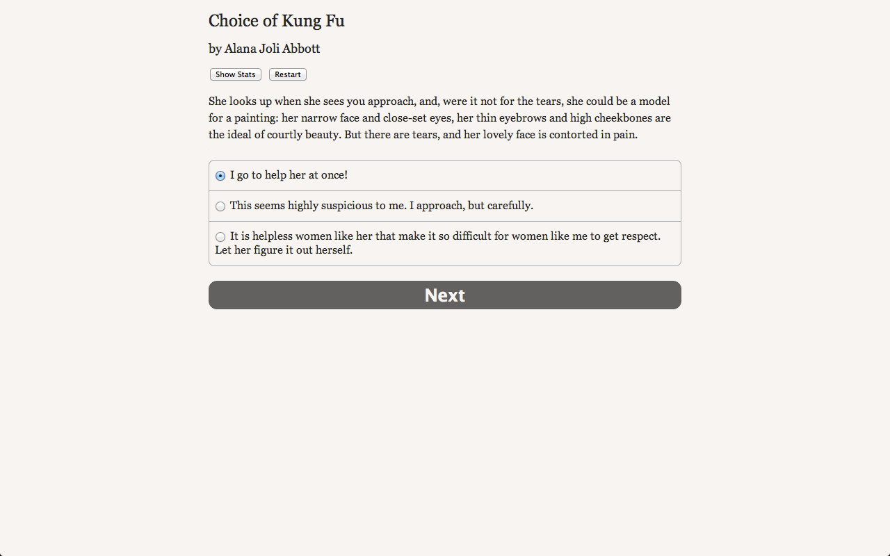 Choice of Kung Fu screenshot #2