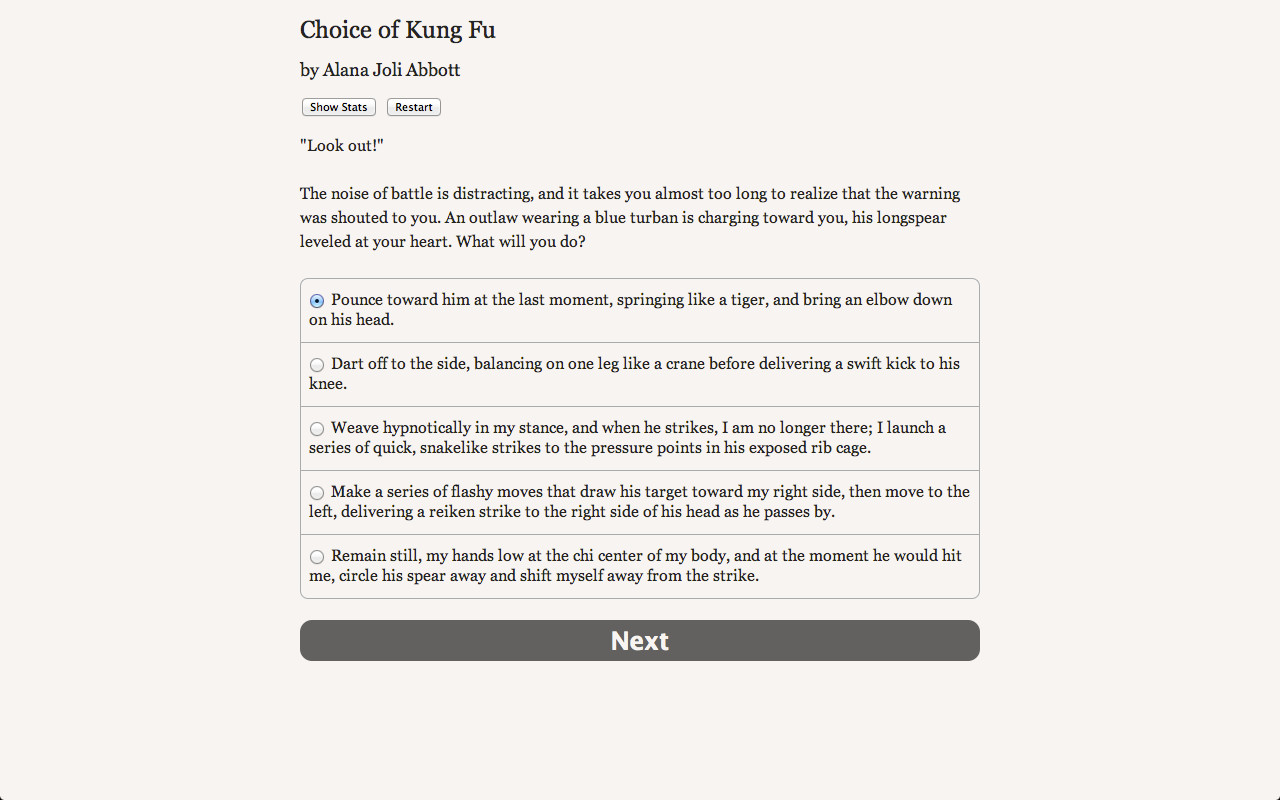 Choice of Kung Fu screenshot #5