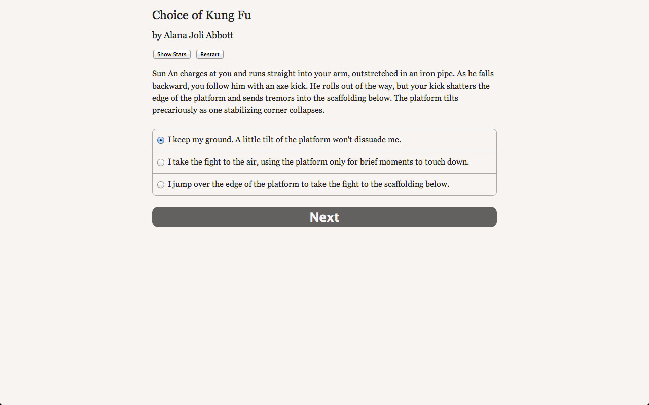 Choice of Kung Fu screenshot #4