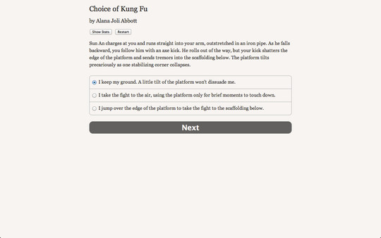 Choice of Kung Fu