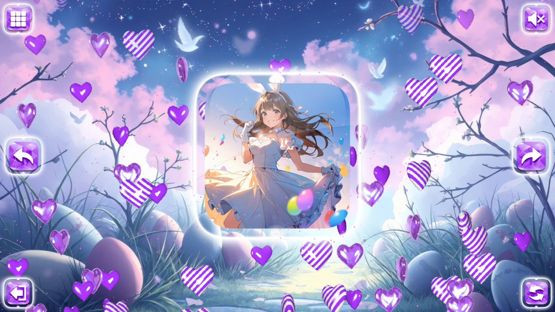 Lovely Anime Puzzle: Easter screenshot 4
