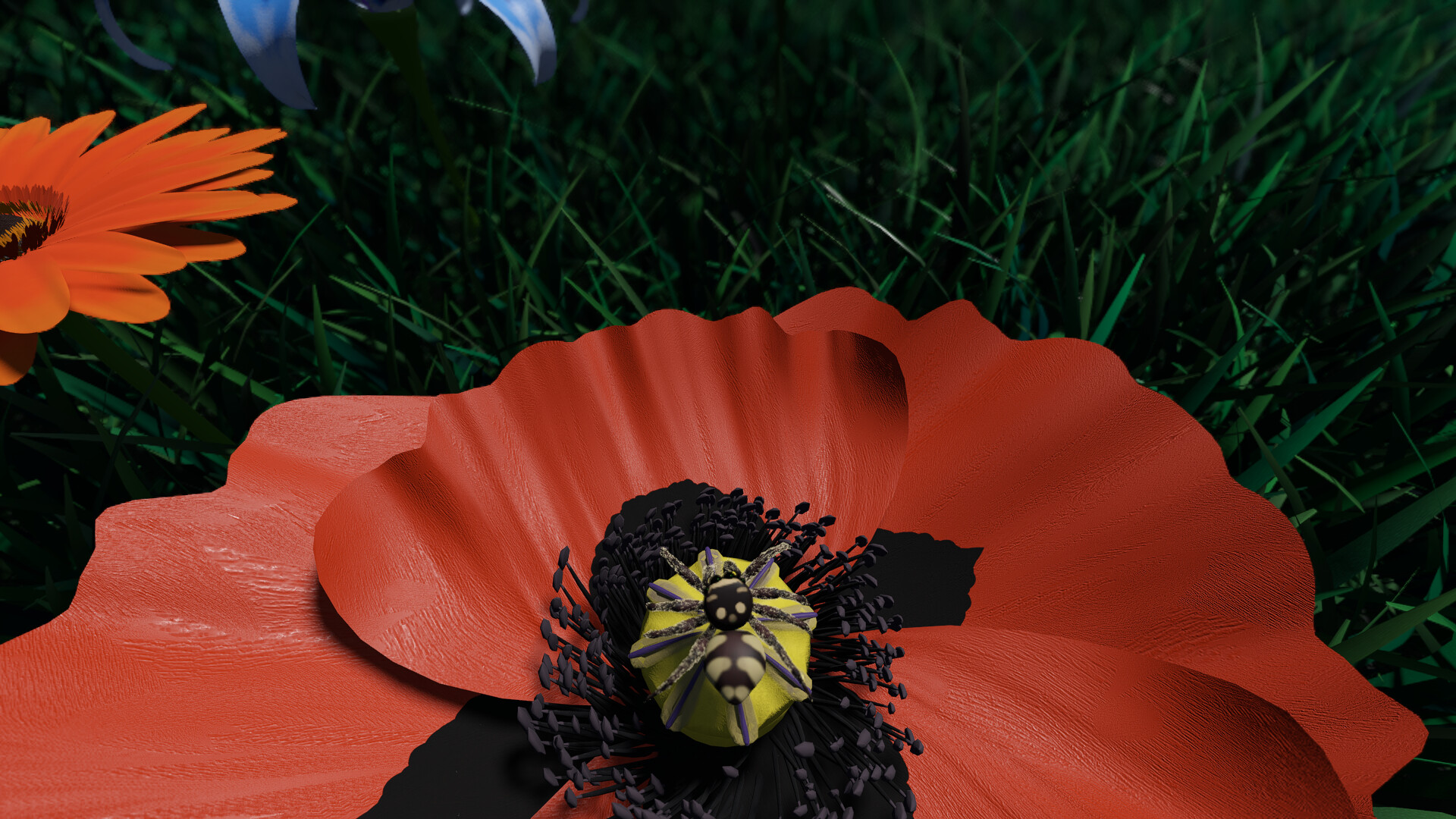 A little Jumpingspider's Garden Adventure (Day 1+2) screenshot #1