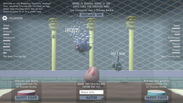Screenshot 4 of Trauma Pets - final gameplay screenshot