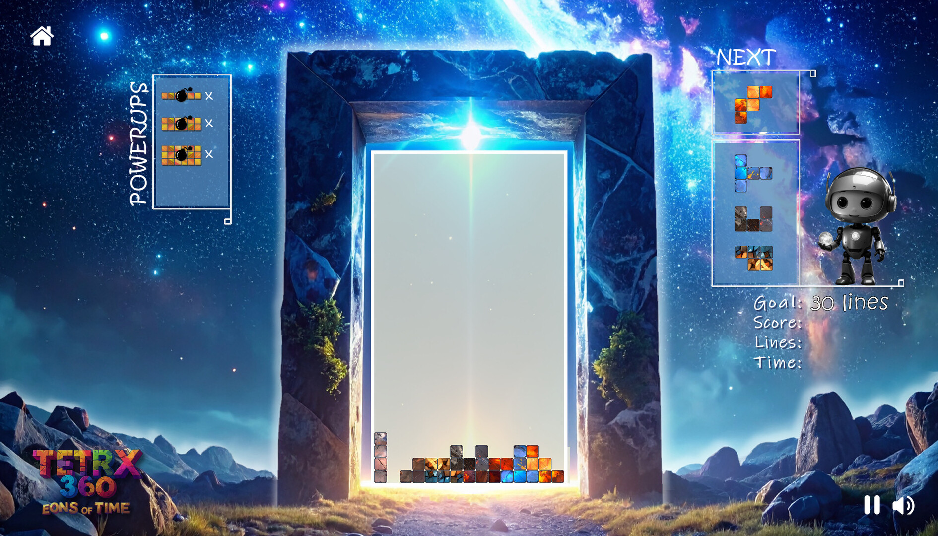 TetrX 360 - Eons of Time Soundtrack Featured Screenshot #1