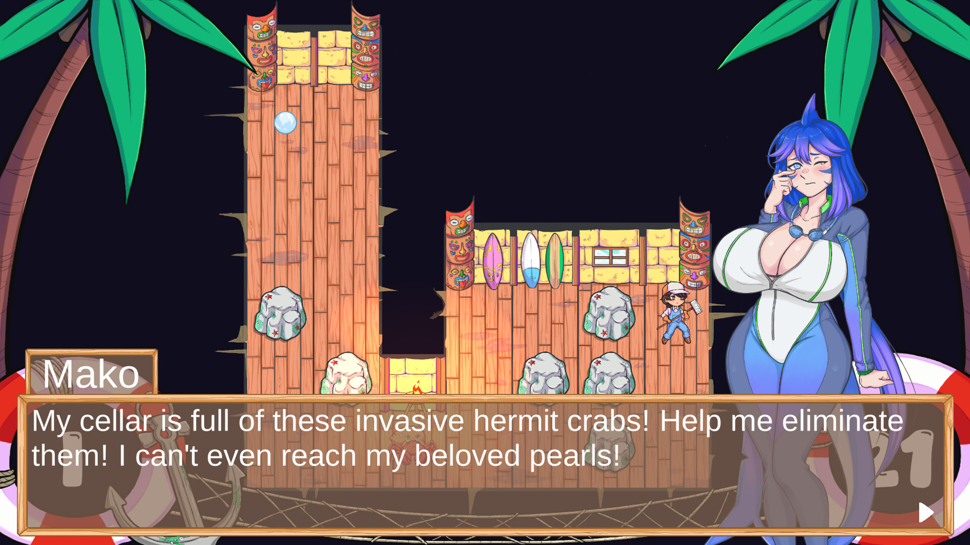 Help me Cleaner Sama!  I Got Isekai’d to Clean Monster Girl Basements Demo screenshot