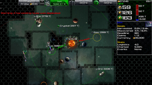 Screenshot 3 of Nebula Miner - more gameplay footage