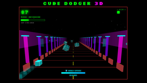 Cube Dodger 3Dfor windows and Linux 1