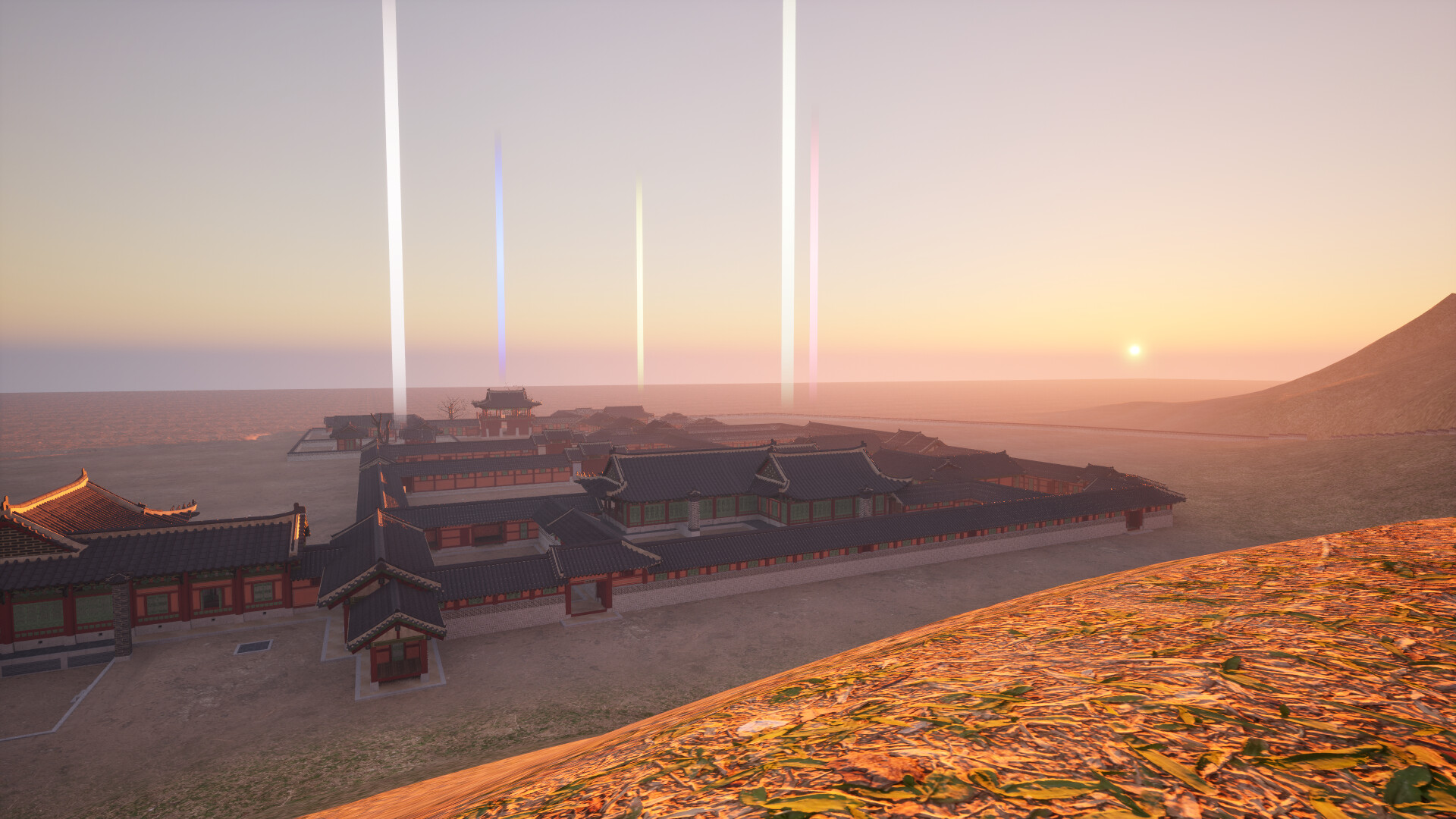 A walk in Hwaseong Temporary Palace at night screenshot #4