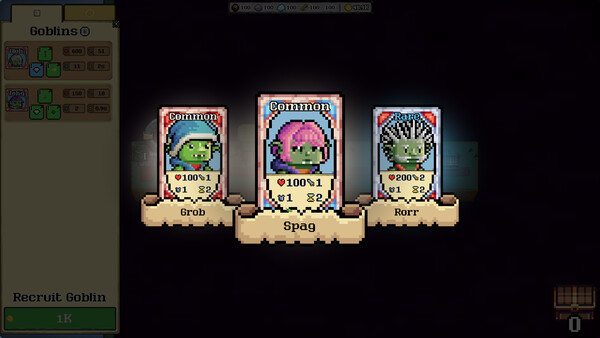 Screenshot of Loot Goblins gameplay showing in-action mechanics