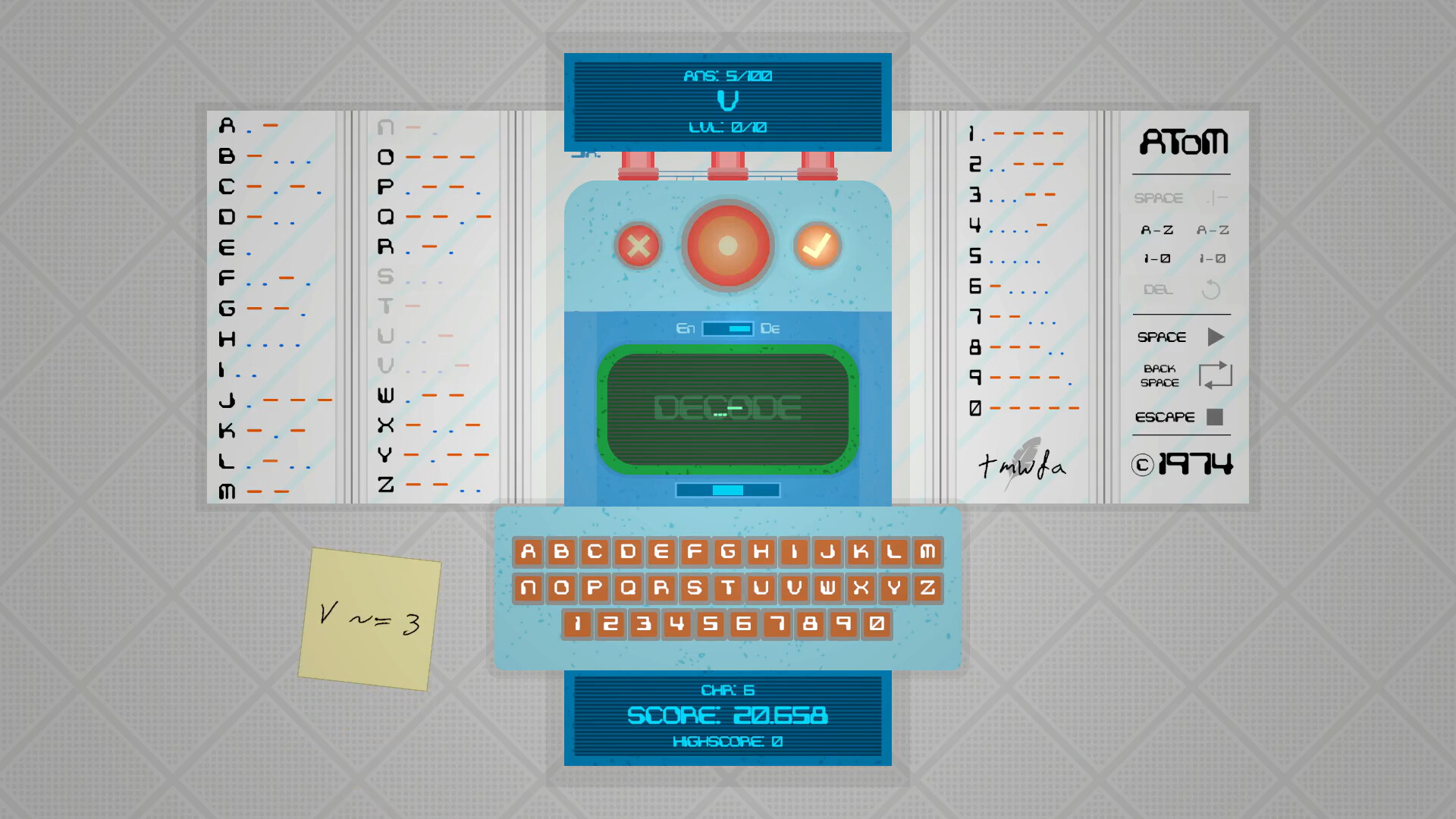 AToM - 1974 screenshot #8