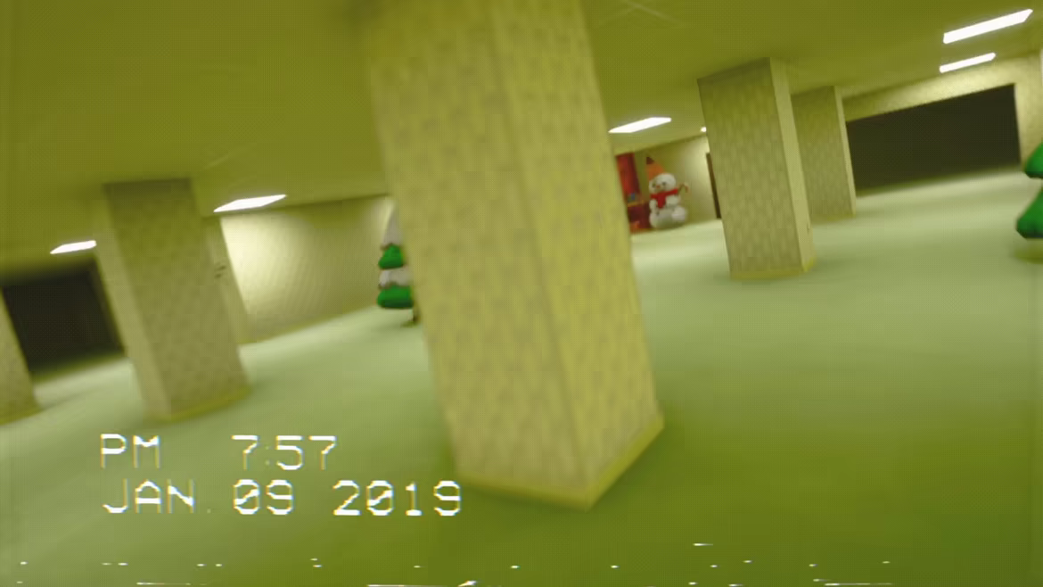 Backrooms Santa video 1
