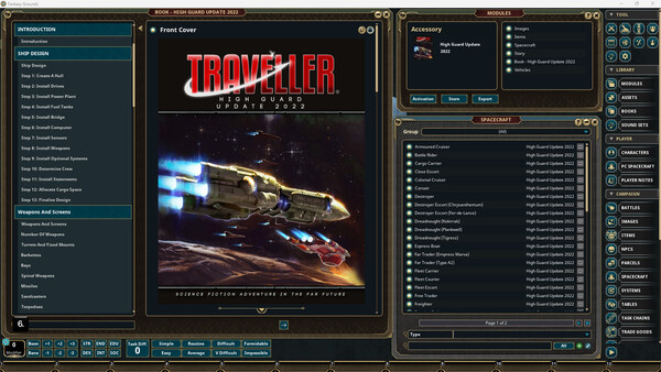 Fantasy Grounds - Traveller - High Guard Update 2022