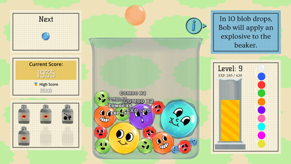 Screenshot 3 of Bob's Beaker Blobs - more gameplay footage