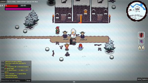 Screenshot of Eclipsia gameplay showing in-action mechanics