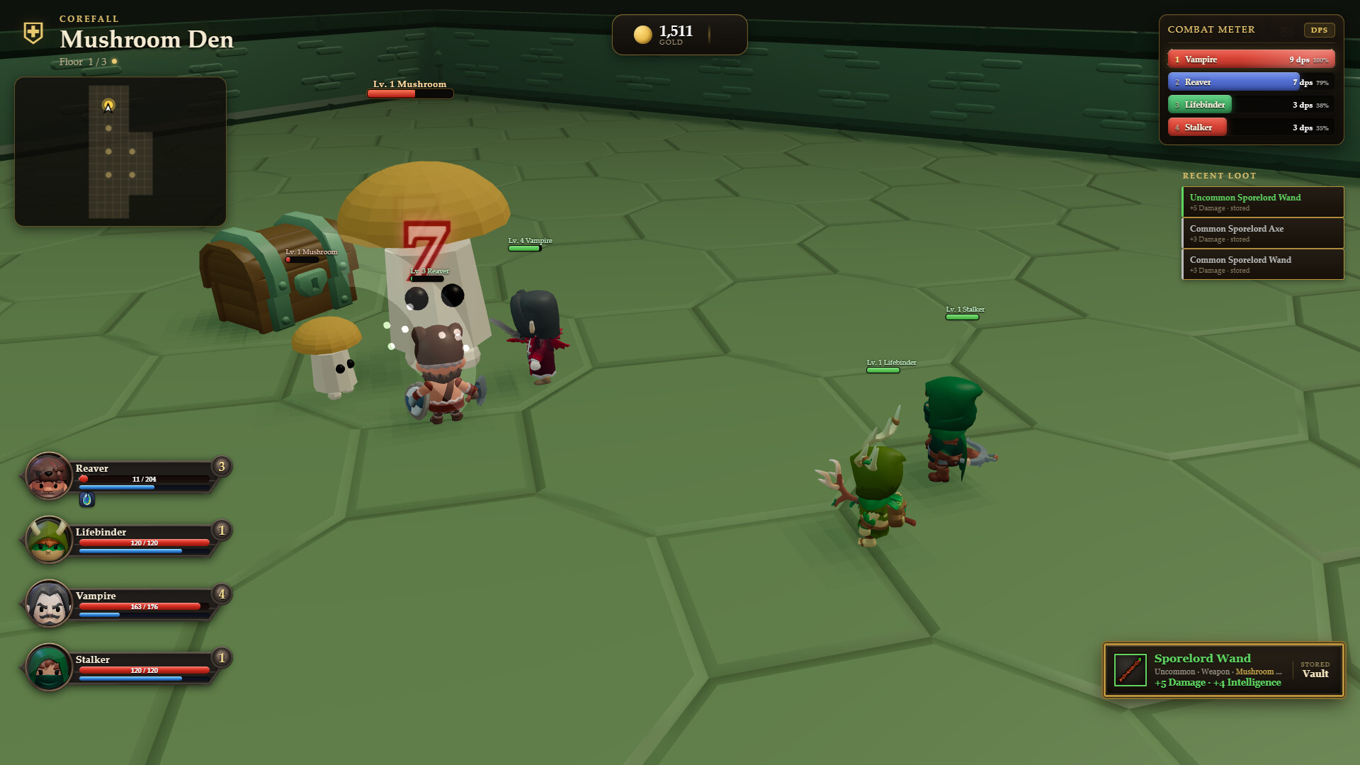 Corefall: Idle Dungeon RPG screenshot 1