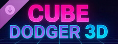 Cube Dodger 3D – Pink Neon Road Banner