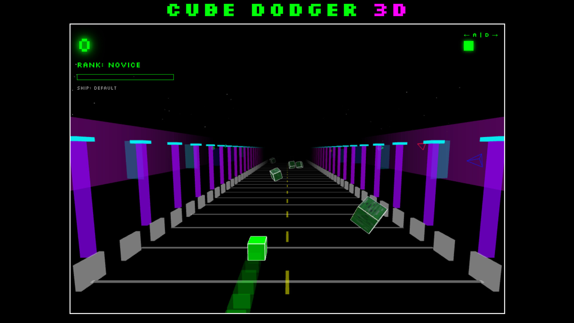 Cube Dodger 3D – White Light Road Featured Screenshot #1