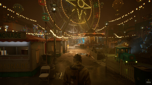 Screenshot of The Backrooms : Lost Guest gameplay showing in-action mechanics