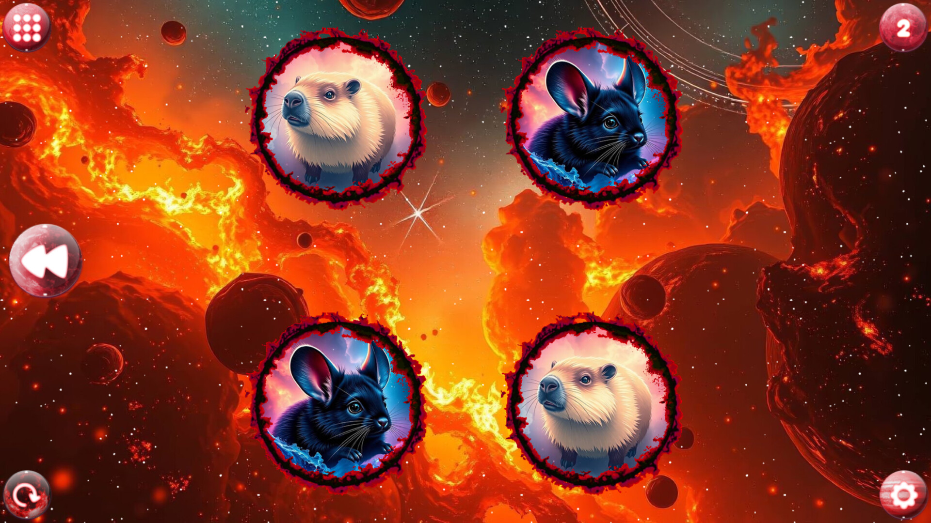 Space Memory: Rodents screenshot 1