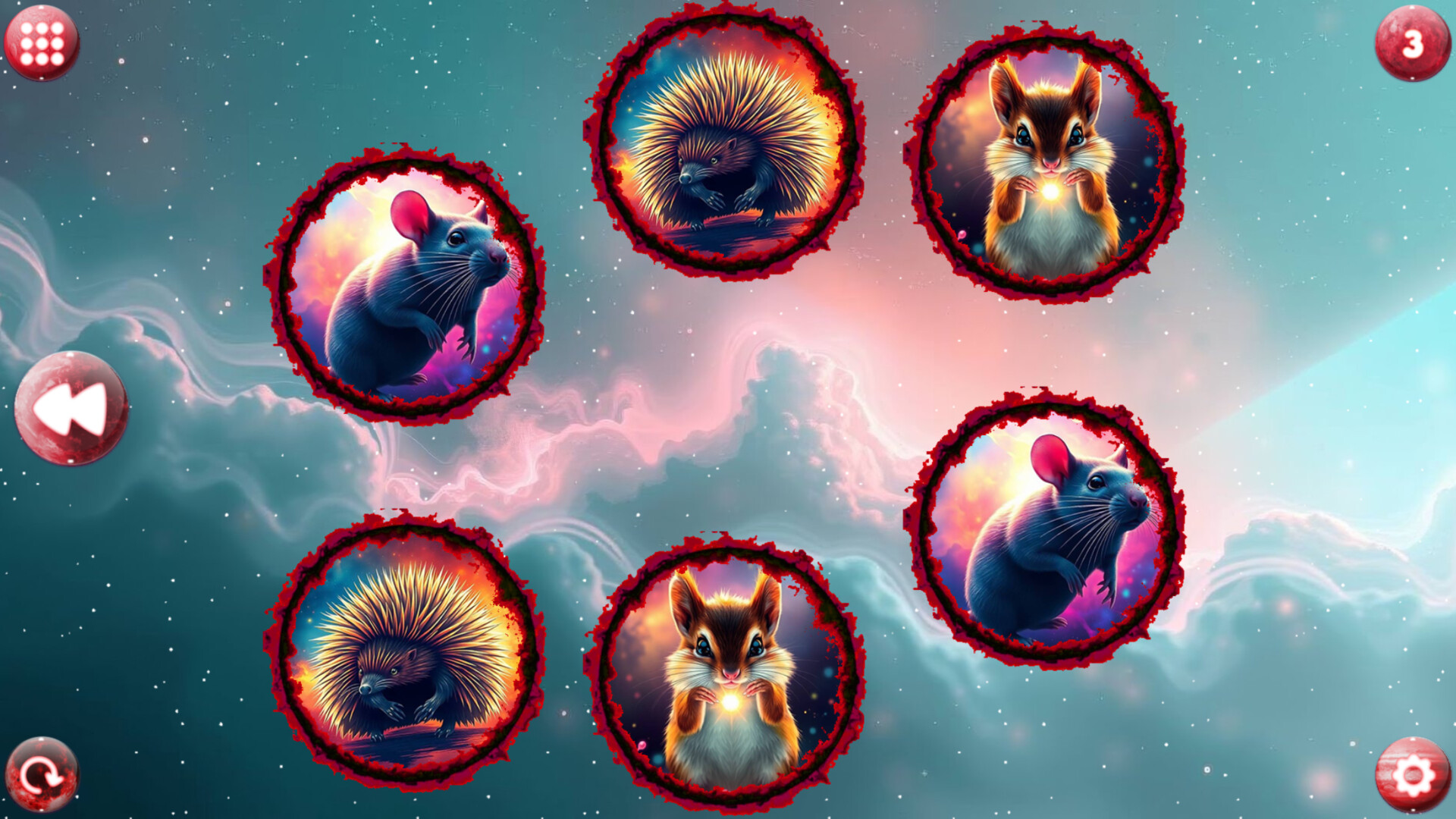 Space Memory: Rodents screenshot 2