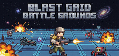 Blast Grid Battle Grounds Banner