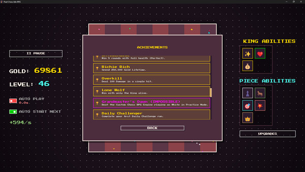 Pixel Chess Idle RPG screenshot 5