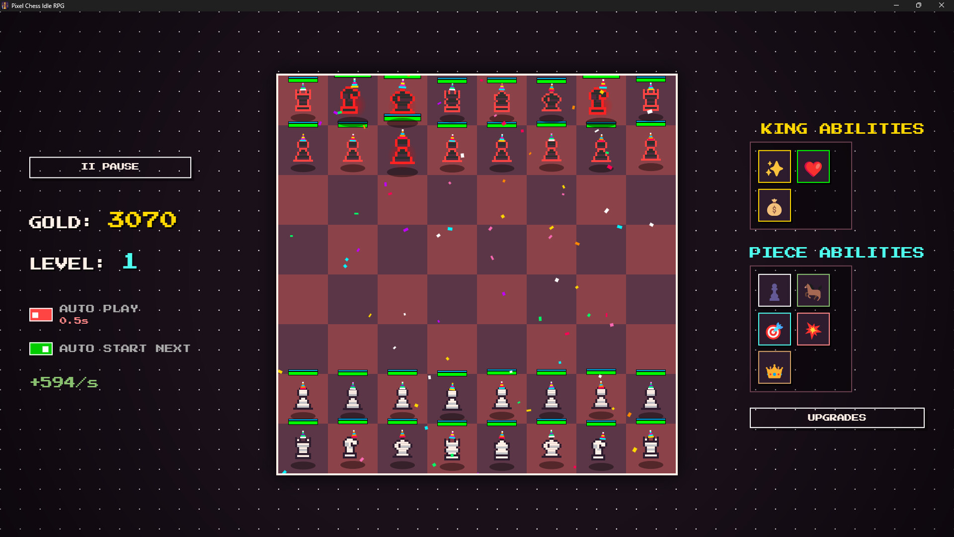 Pixel Chess Idle RPG screenshot