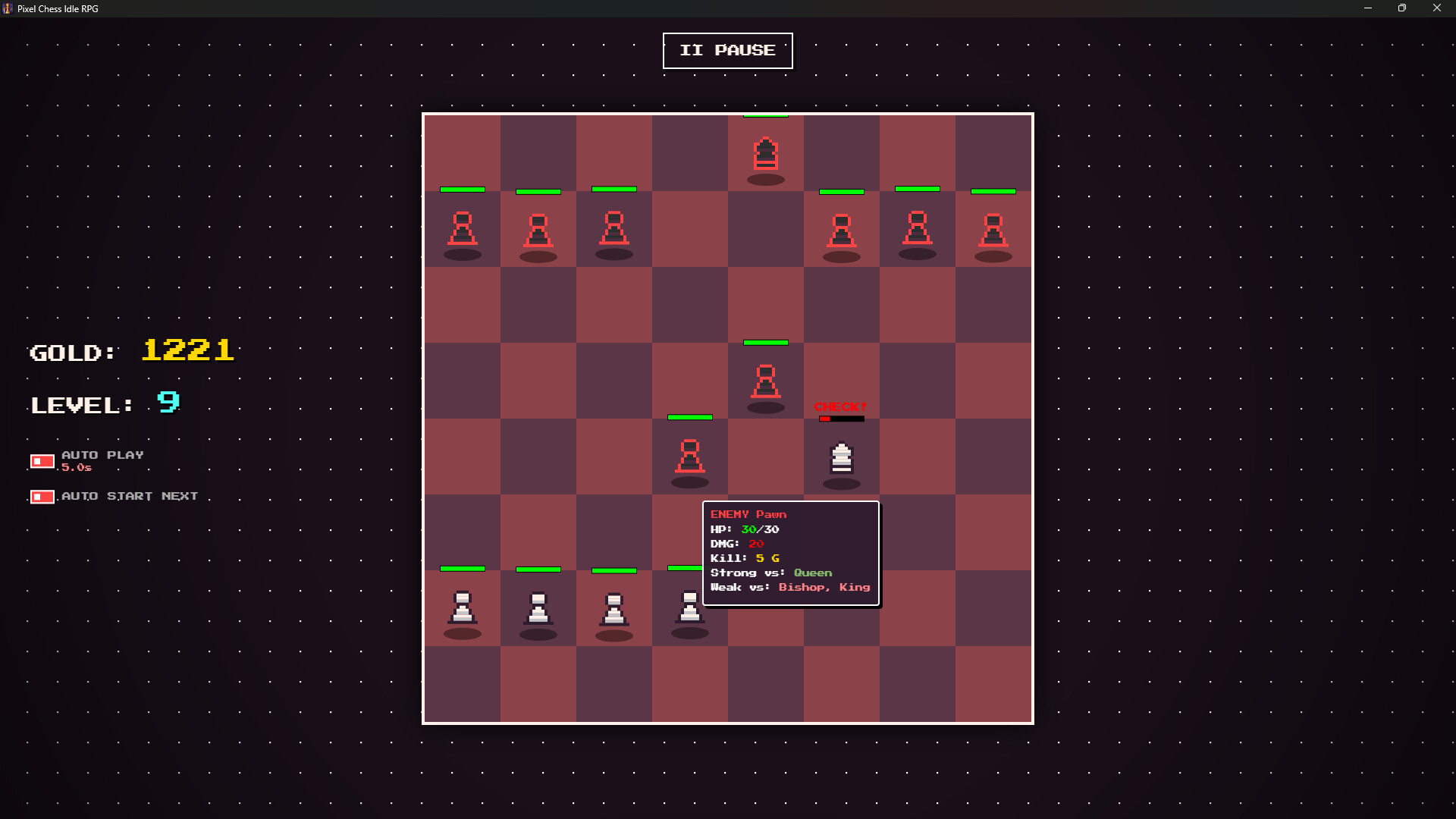 Pixel Chess Idle RPG screenshot 3