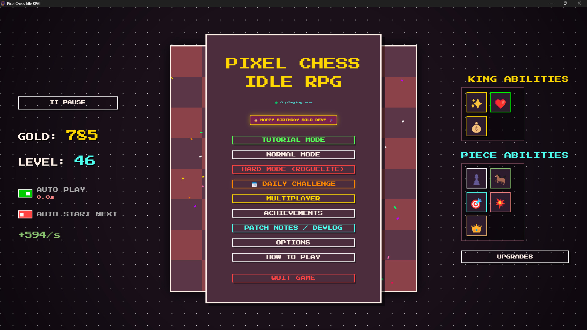 Pixel Chess Idle RPG screenshot