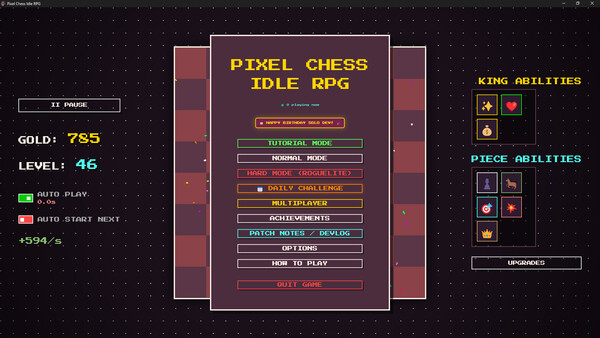 Pixel Chess Idle RPG screenshot 1