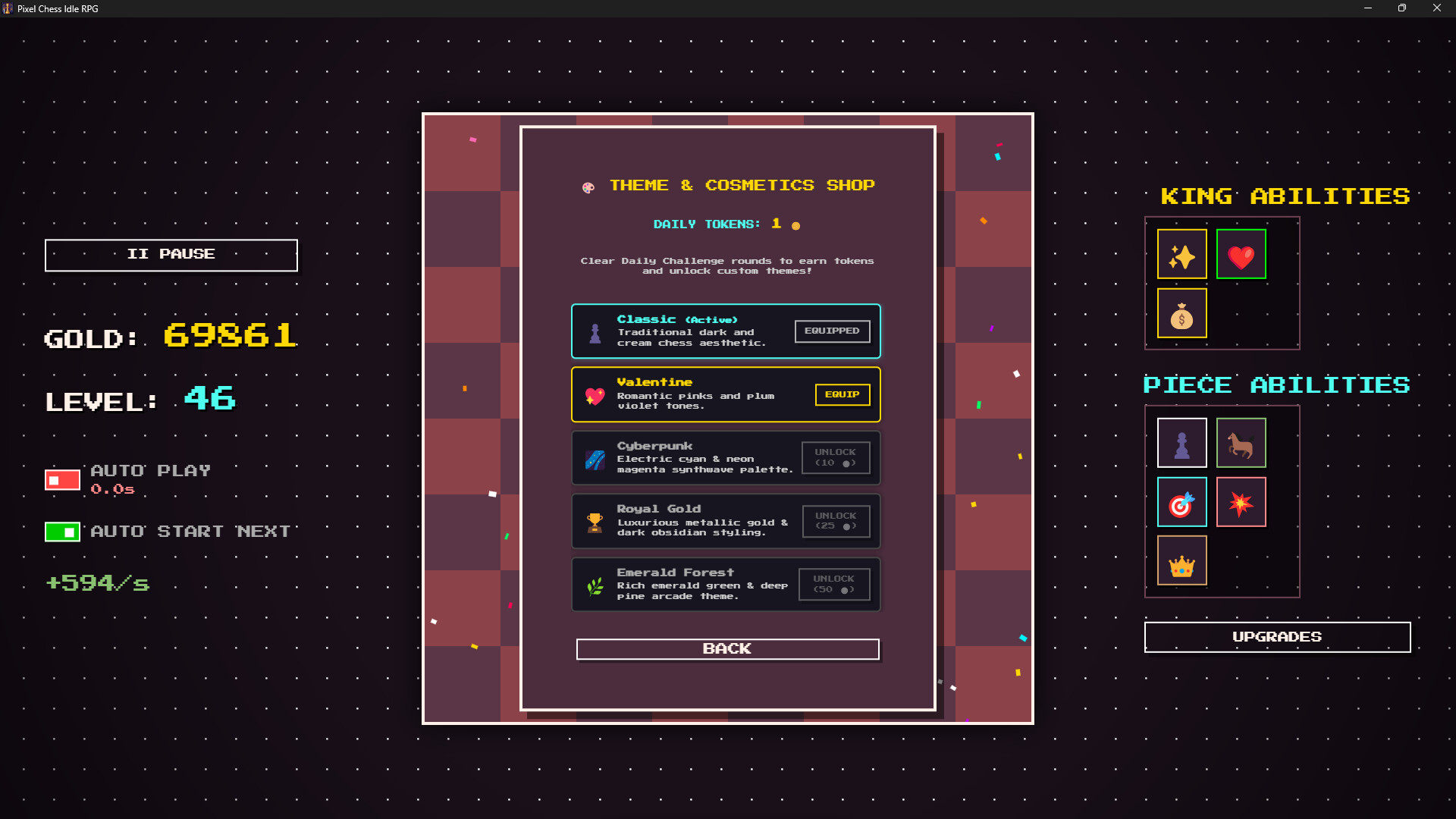 Pixel Chess Idle RPG screenshot