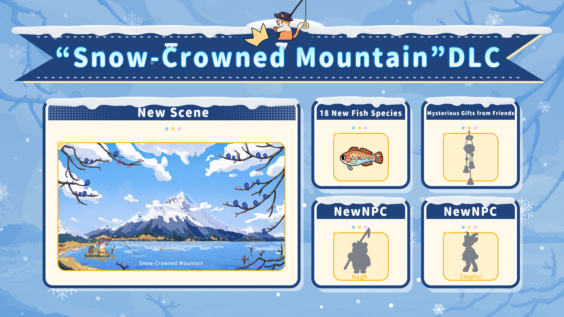 Fischer's Fishing Journey - Snow-Crowned Mountain DLC Featured Screenshot #1