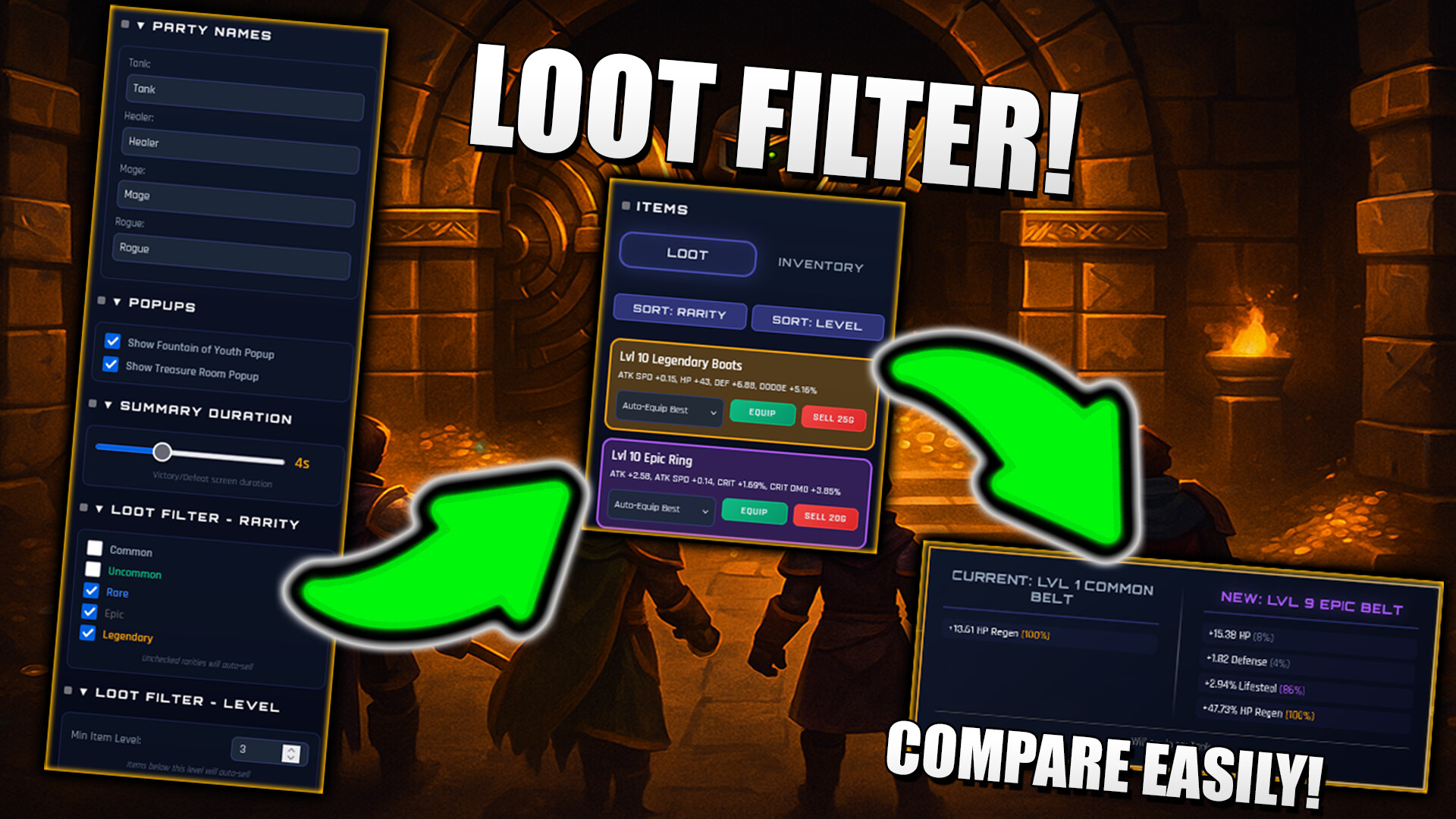 Everfall 2: Idle Dungeon RPG screenshot thumbnail screenshot 4