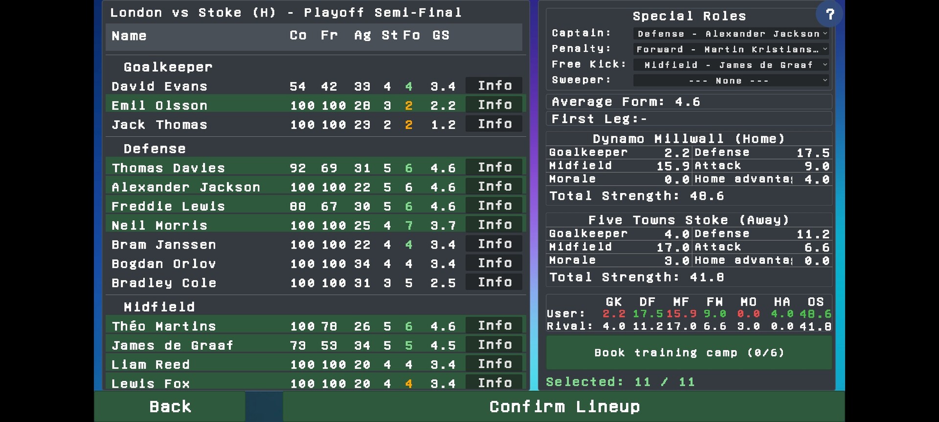 Whistle1 - Retro Football Manager screenshot #2