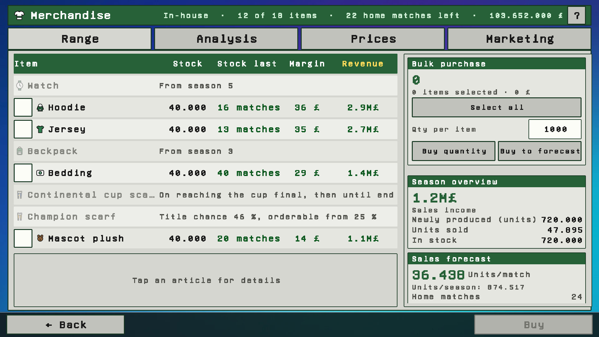 Whistle1 - Retro Football Manager screenshot 5