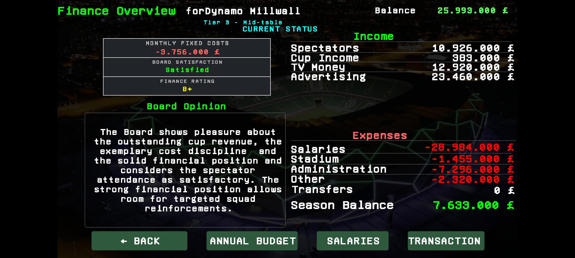 Whistle1 - Retro Football Manager screenshot #6