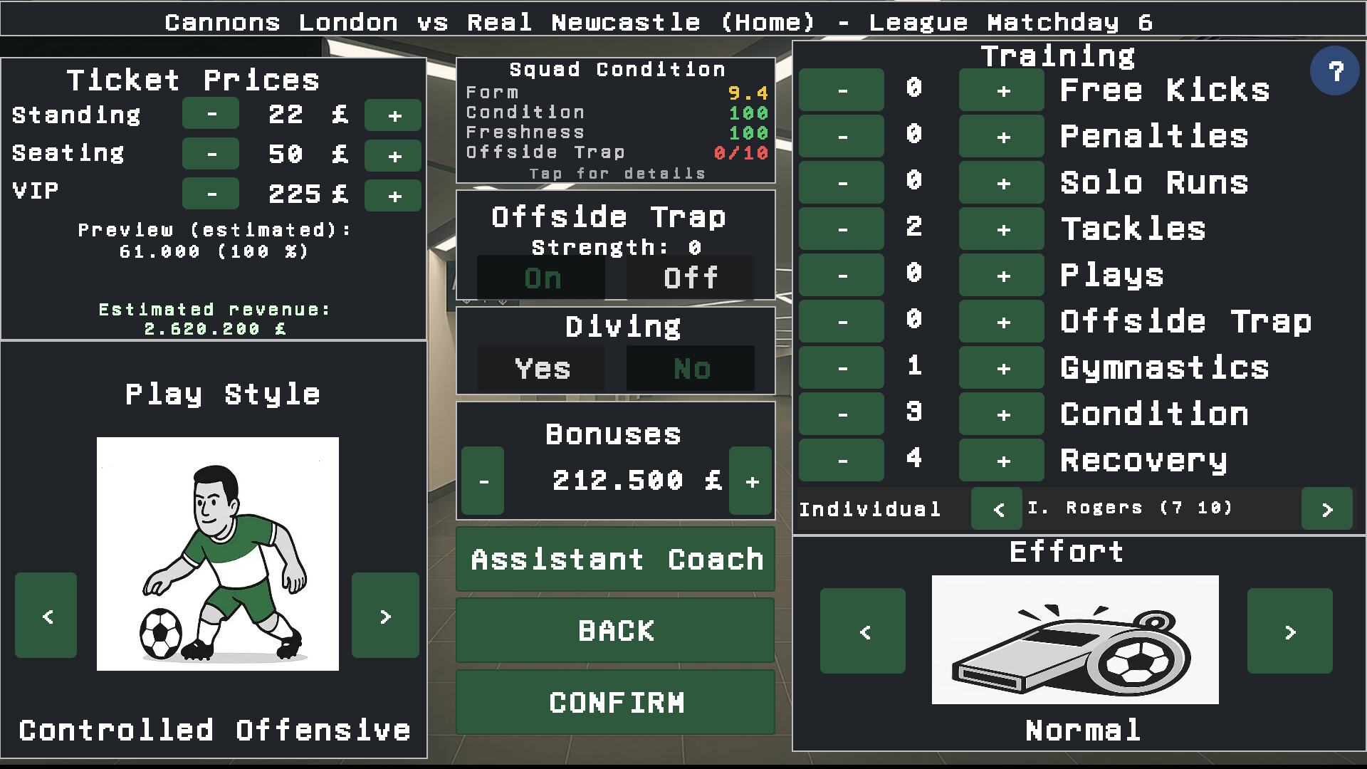 Whistle1 - Retro Football Manager screenshot 8