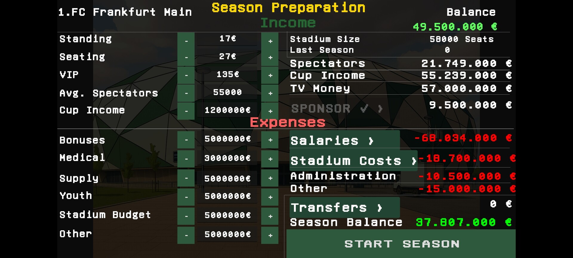 Whistle1 - Retro Football Manager screenshot #5